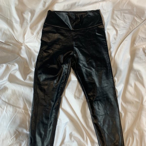 Pleather Leggings Size S Never Worn - Picture 1 of 3